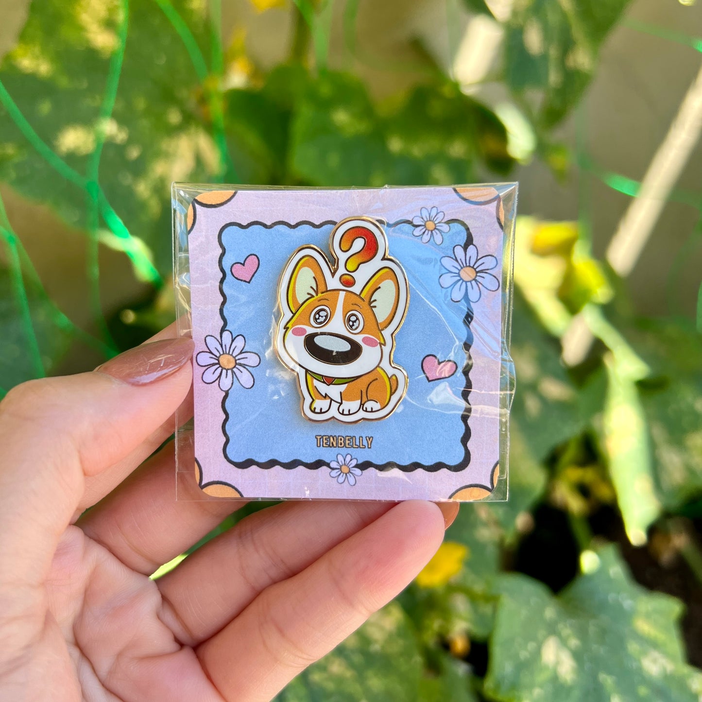 Toby The Corgi Enamel Pins