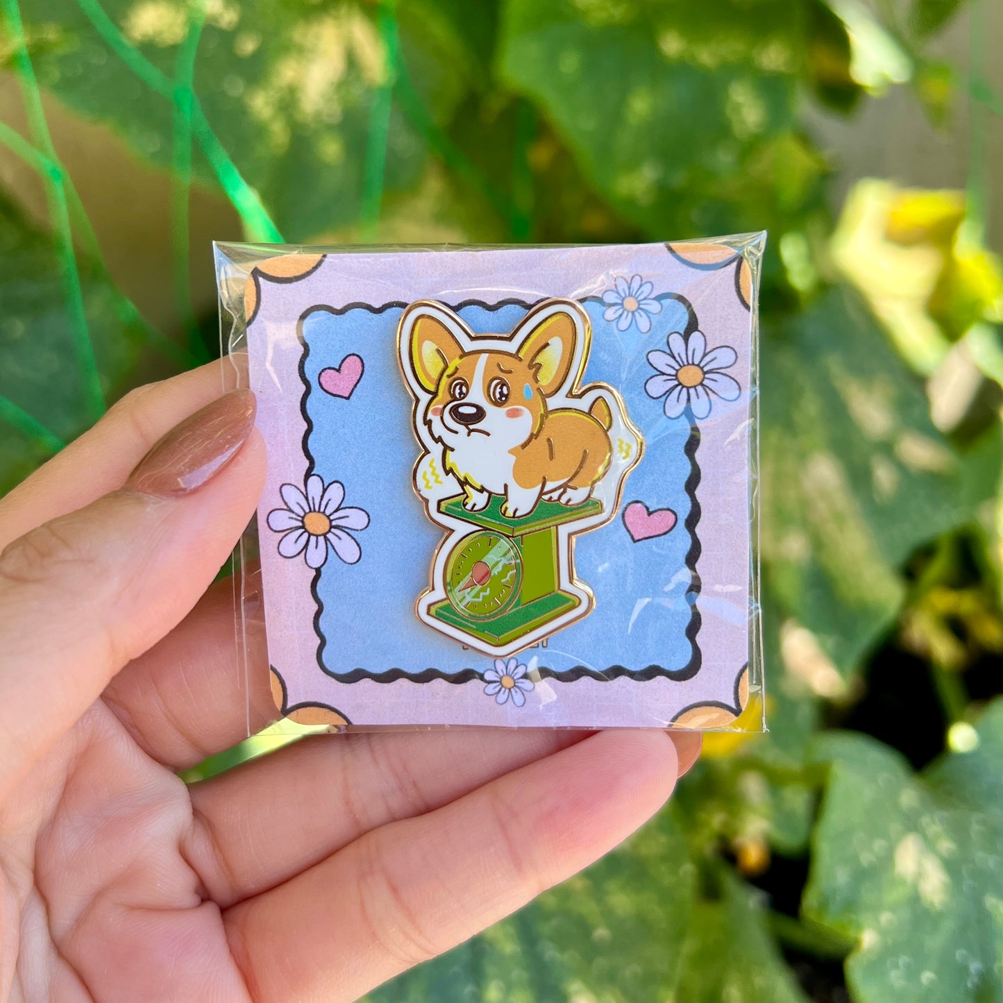 Toby The Corgi Enamel Pins