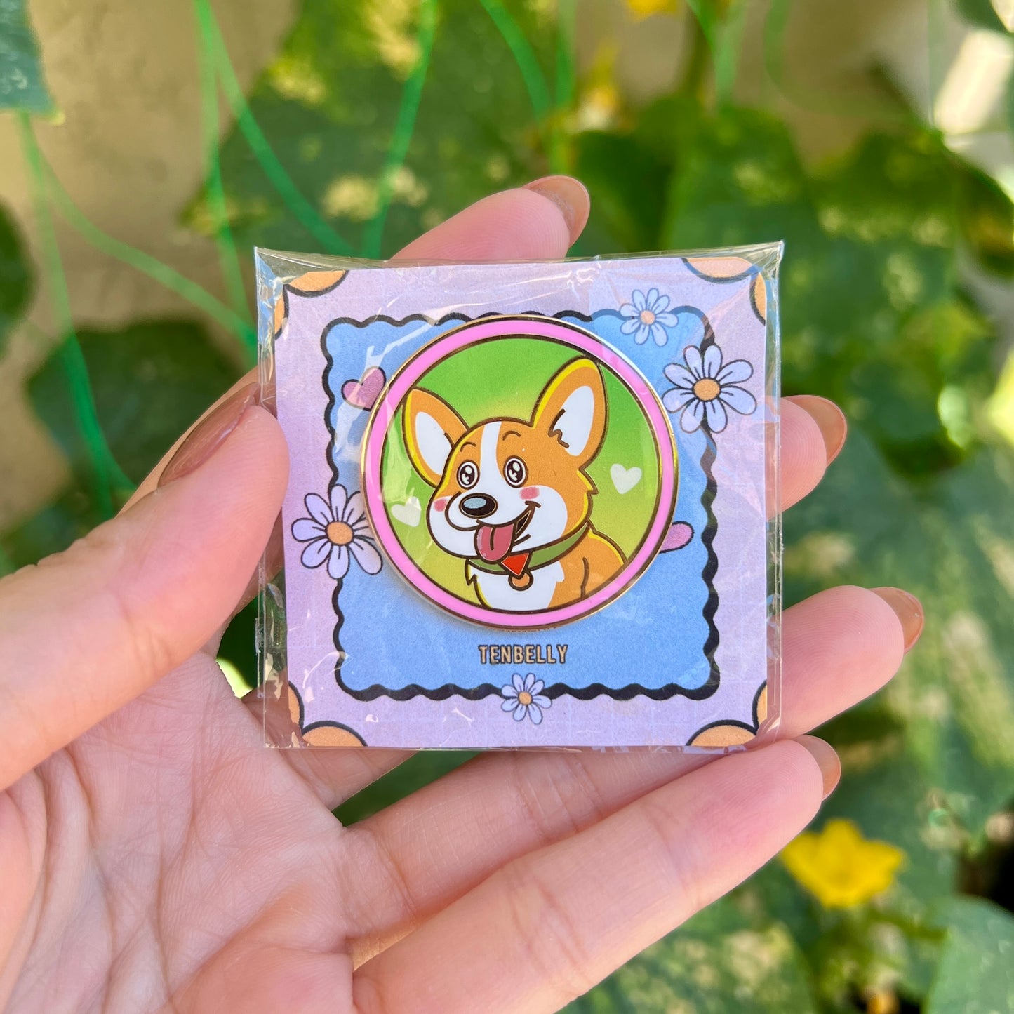 Toby The Corgi Enamel Pins