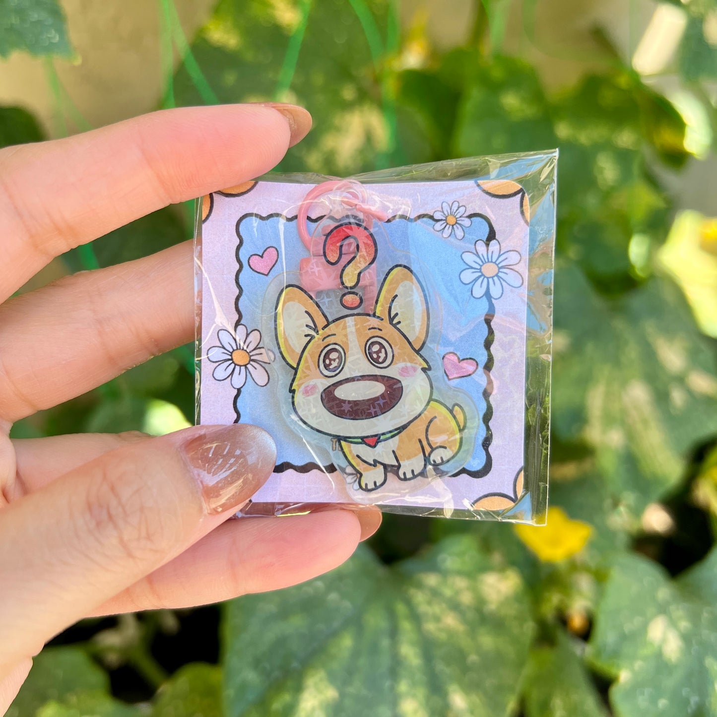 Toby The Corgi Keychain