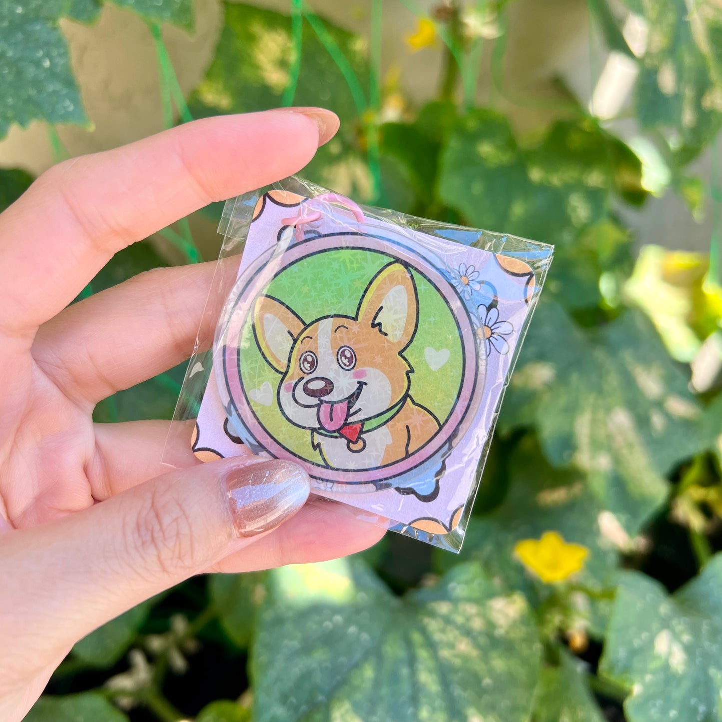 Toby The Corgi Keychain