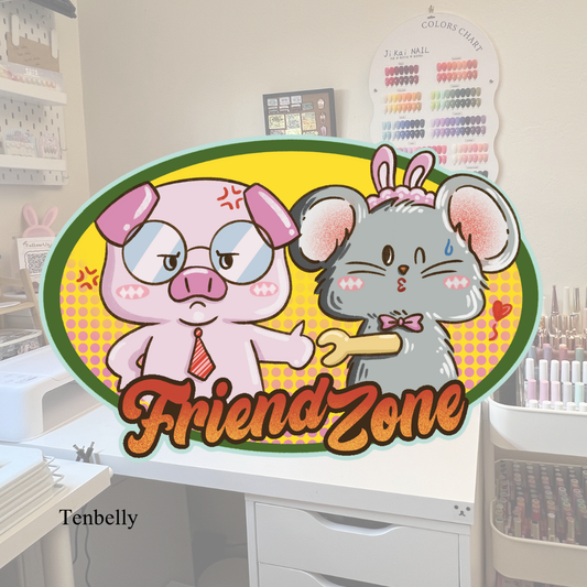 Friendzoned! Vinyl Sticker