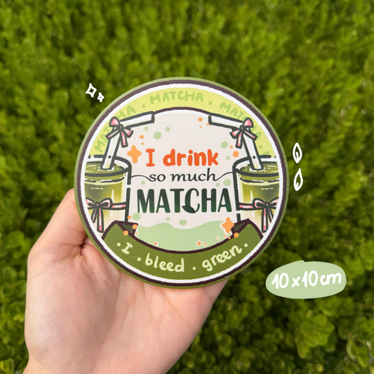 Ceramic Coaster: Matcha Addiction