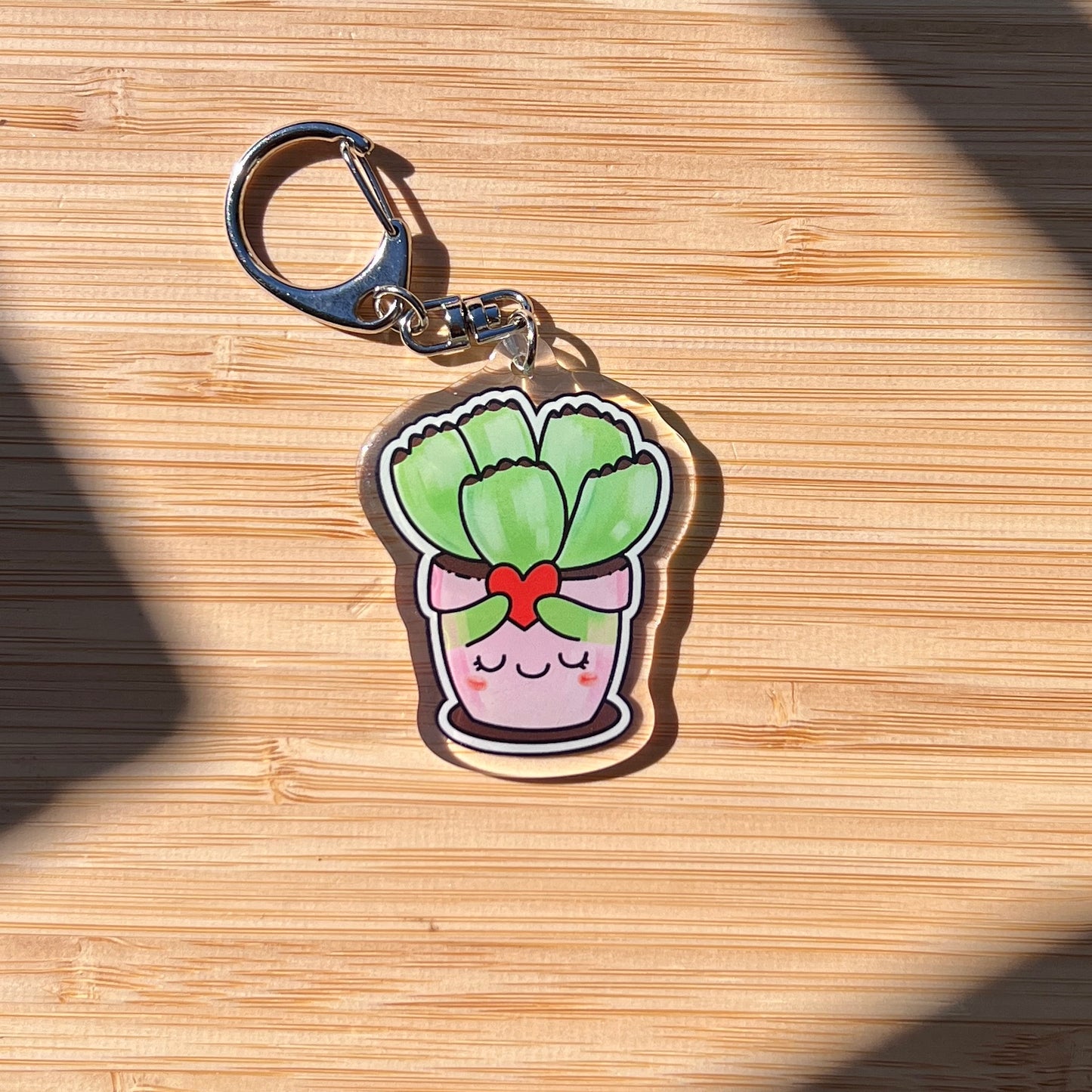Bears Paw Succulent Keychain