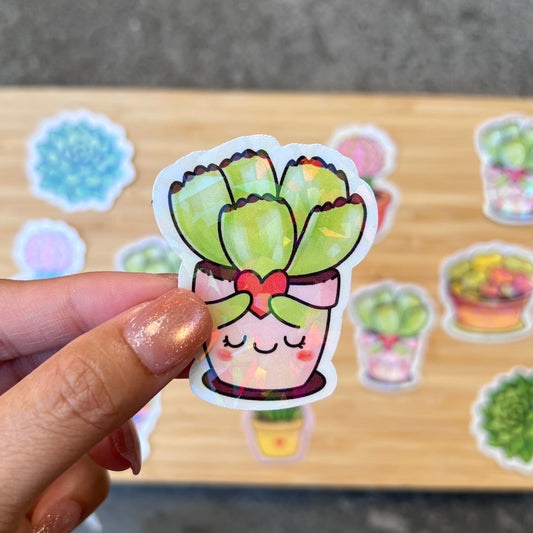 Bears Paw Succulent Vinyl Sticker
