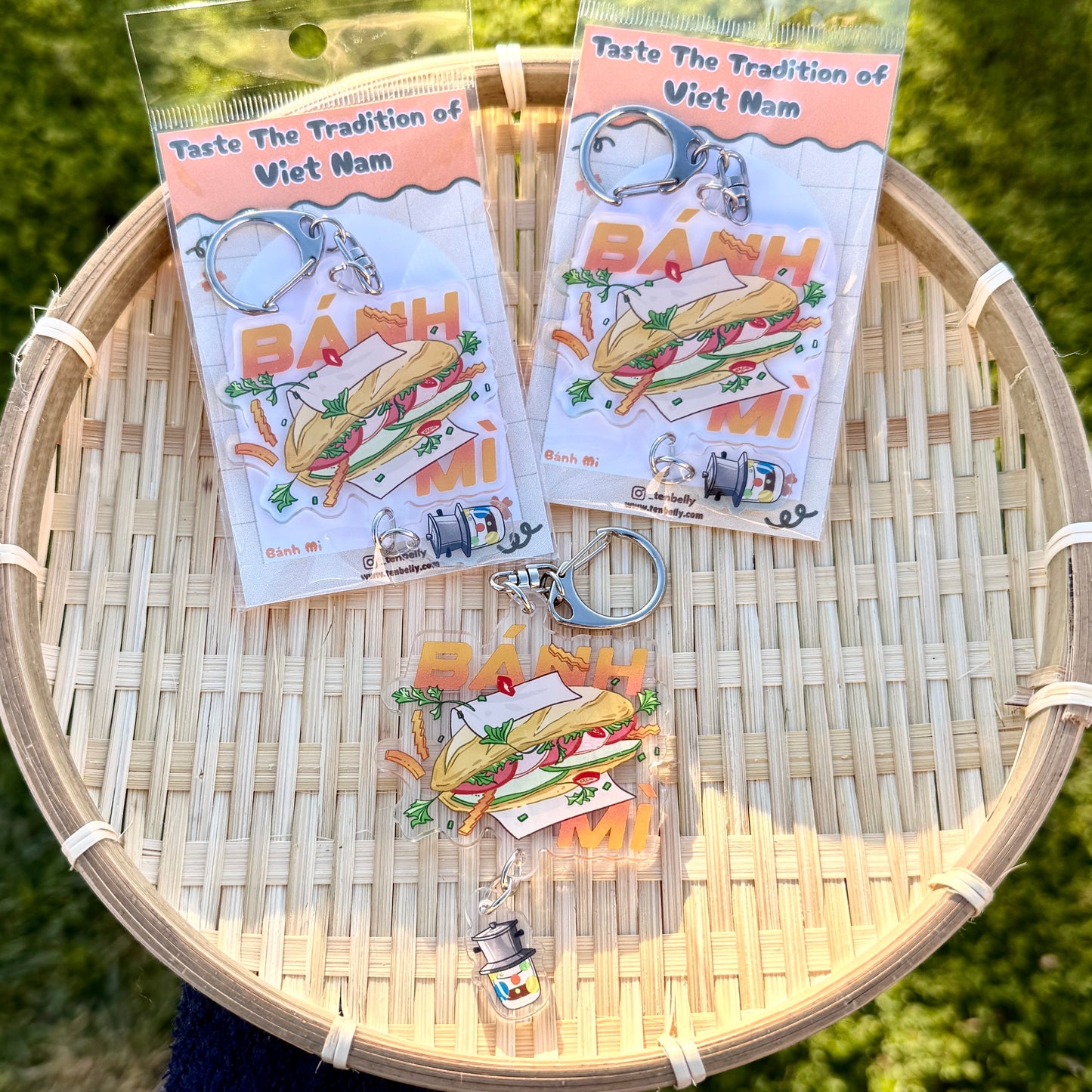 Banh Mi "Vietnamese Sandwich" Double-sided Acrylic Keychain