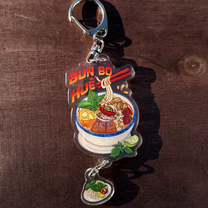 Bun Bo Hue "BBH" Double-sided Acrylic Keychain
