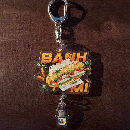 Banh Mi "Vietnamese Sandwich" Double-sided Acrylic Keychain