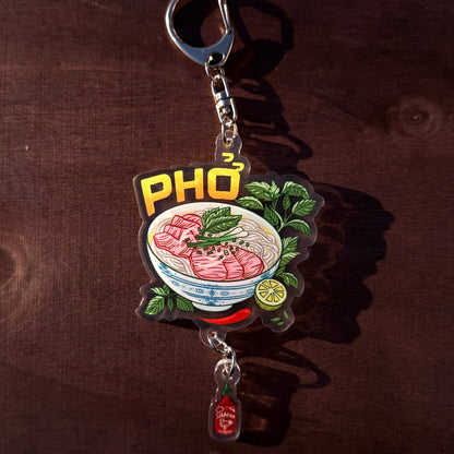 Phở "Pho" Double-sided Acrylic Keychain