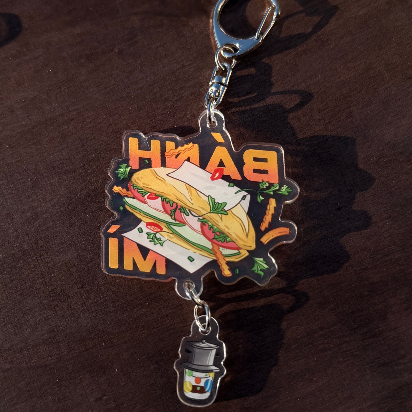 Banh Mi "Vietnamese Sandwich" Double-sided Acrylic Keychain