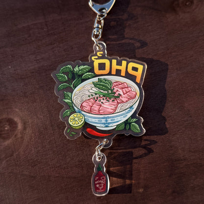 Phở "Pho" Double-sided Acrylic Keychain
