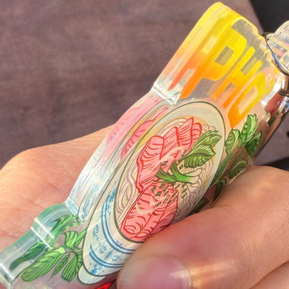 Phở "Pho" Double-sided Acrylic Keychain