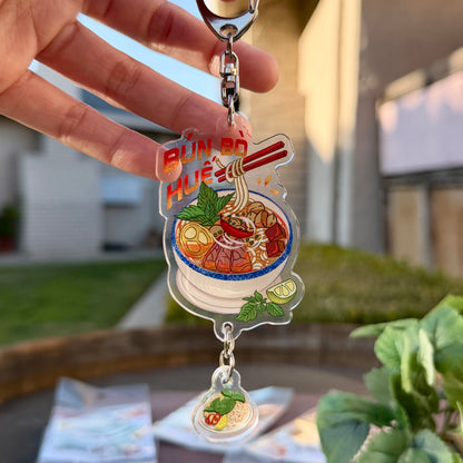 Bun Bo Hue "BBH" Double-sided Acrylic Keychain