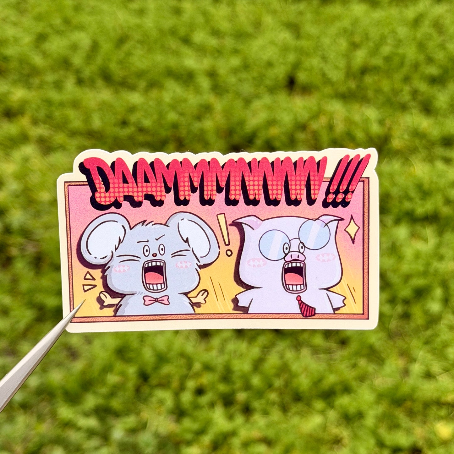DAMN! Vinyl Sticker