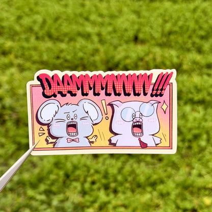 DAMN! Vinyl Sticker