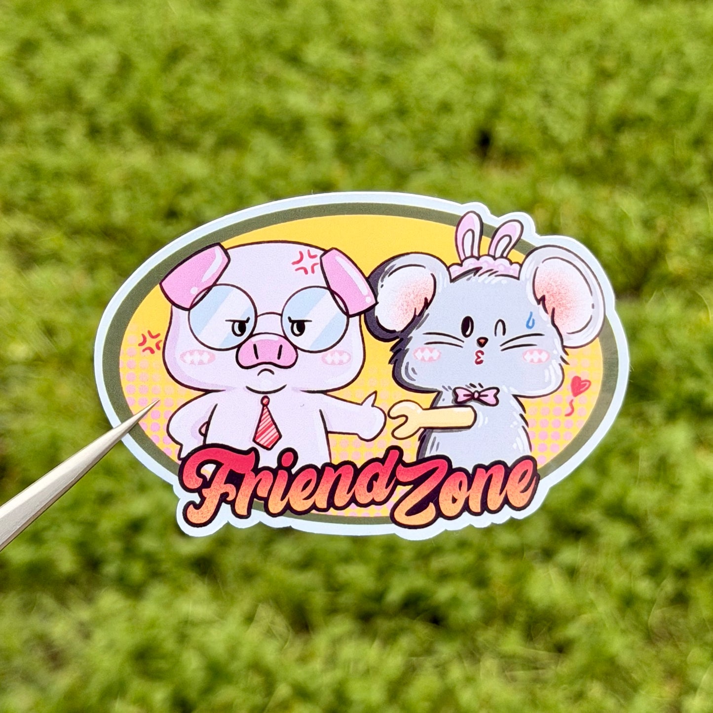 Friendzoned! Vinyl Sticker