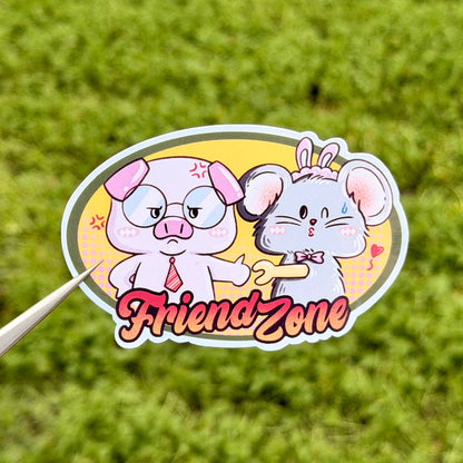 Friendzoned! Vinyl Sticker