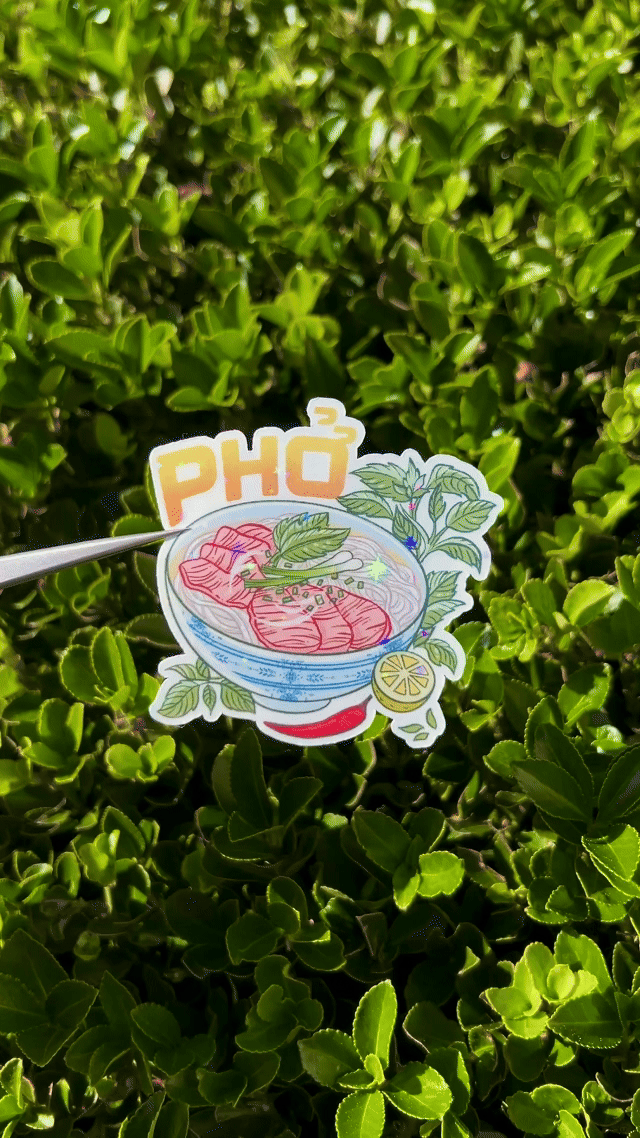 Phở "Pho" Die-cut Sticker
