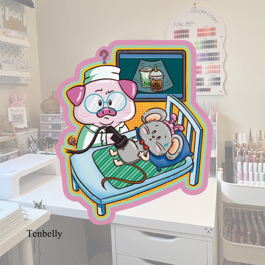 Milktea Addiction Vinyl Sticker